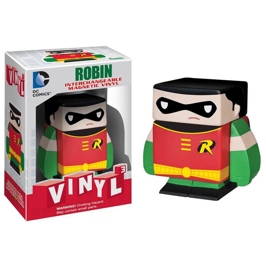 Vinyl Cubed DC Comics Robin Interchangeable Magnetic Vinyl Figure