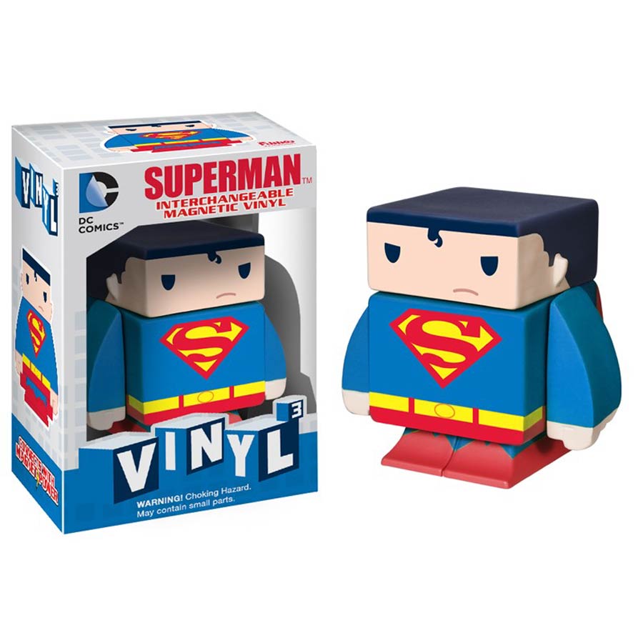 Vinyl Cubed DC Comics Superman Interchangeable Magnetic Vinyl Figure