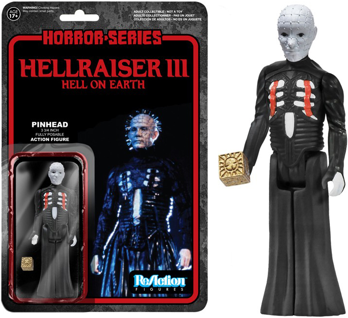 ReAction Horror Hellraiser III Pinhead 4-Inch Action Figure