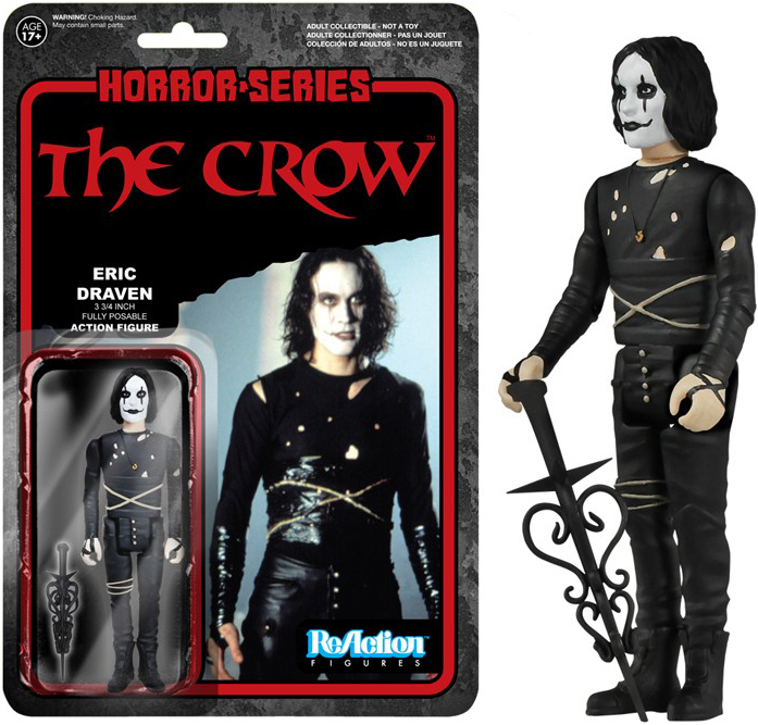 ReAction Horror The Crow Eric Draven 4-Inch Action Figure