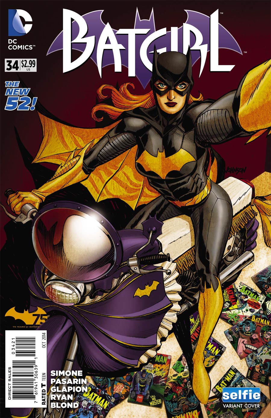 Batgirl Vol 4 #34 Cover B Variant DC Universe Selfie Cover