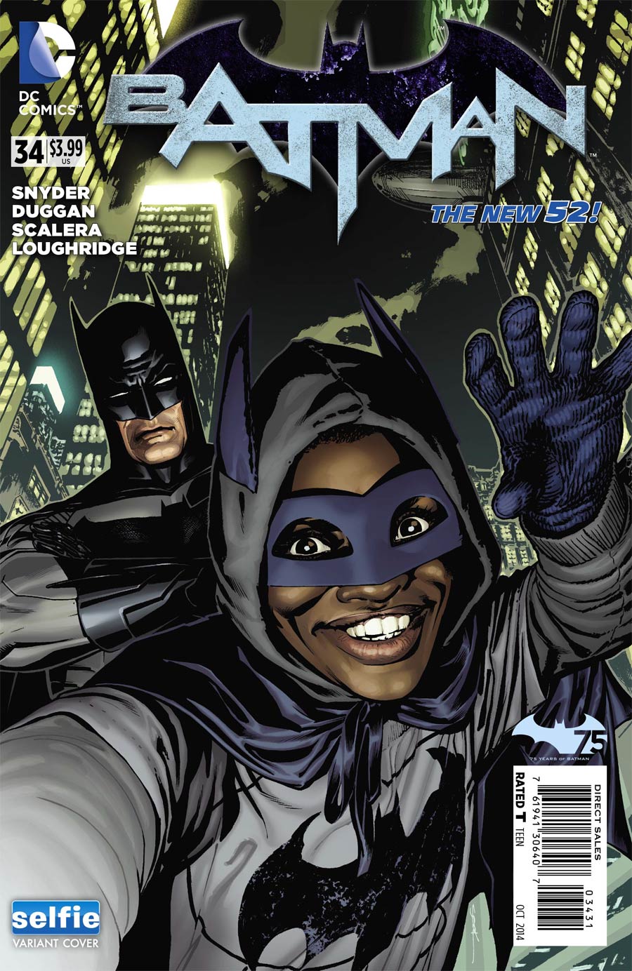 Batman Vol 2 #34 Cover B Variant DC Universe Selfie Cover