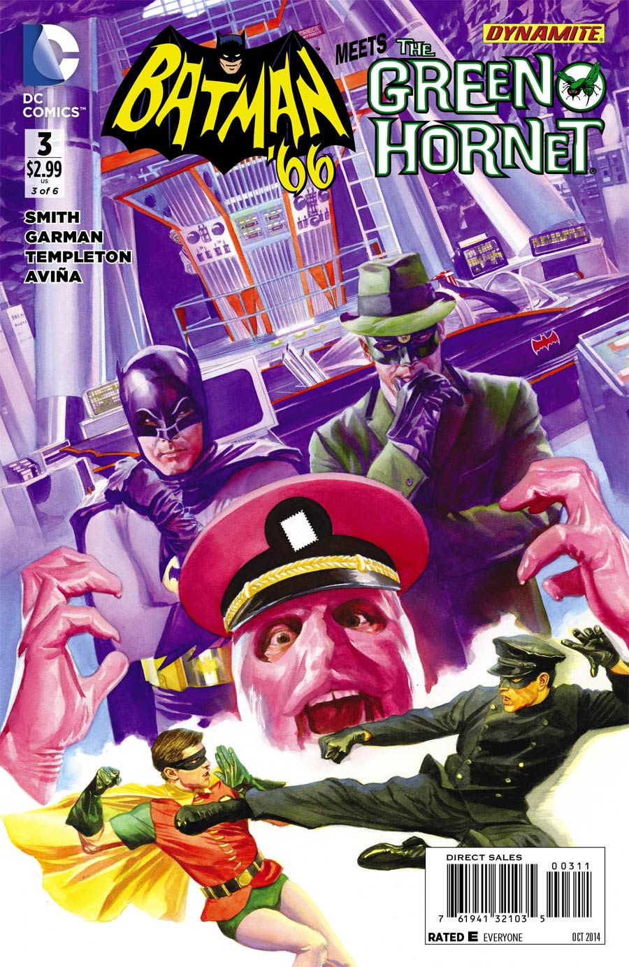 Batman 66 Meets Green Hornet #3 Cover A Regular Alex Ross Cover