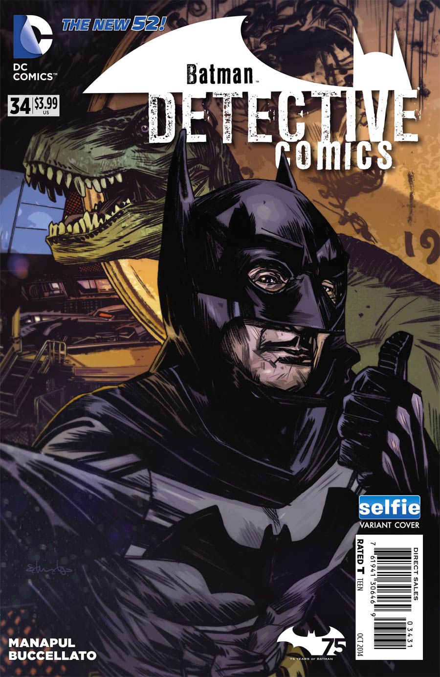 Detective Comics Vol 2 #34 Cover B Variant DC Universe Selfie Cover