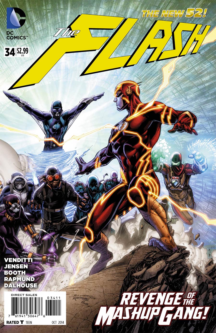 Flash Vol 4 #34 Cover A Regular Brett Booth Cover