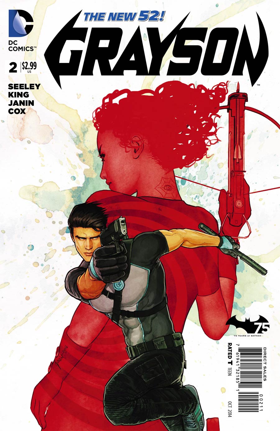 Grayson #2 Cover A Regular Mikel Janin Cover