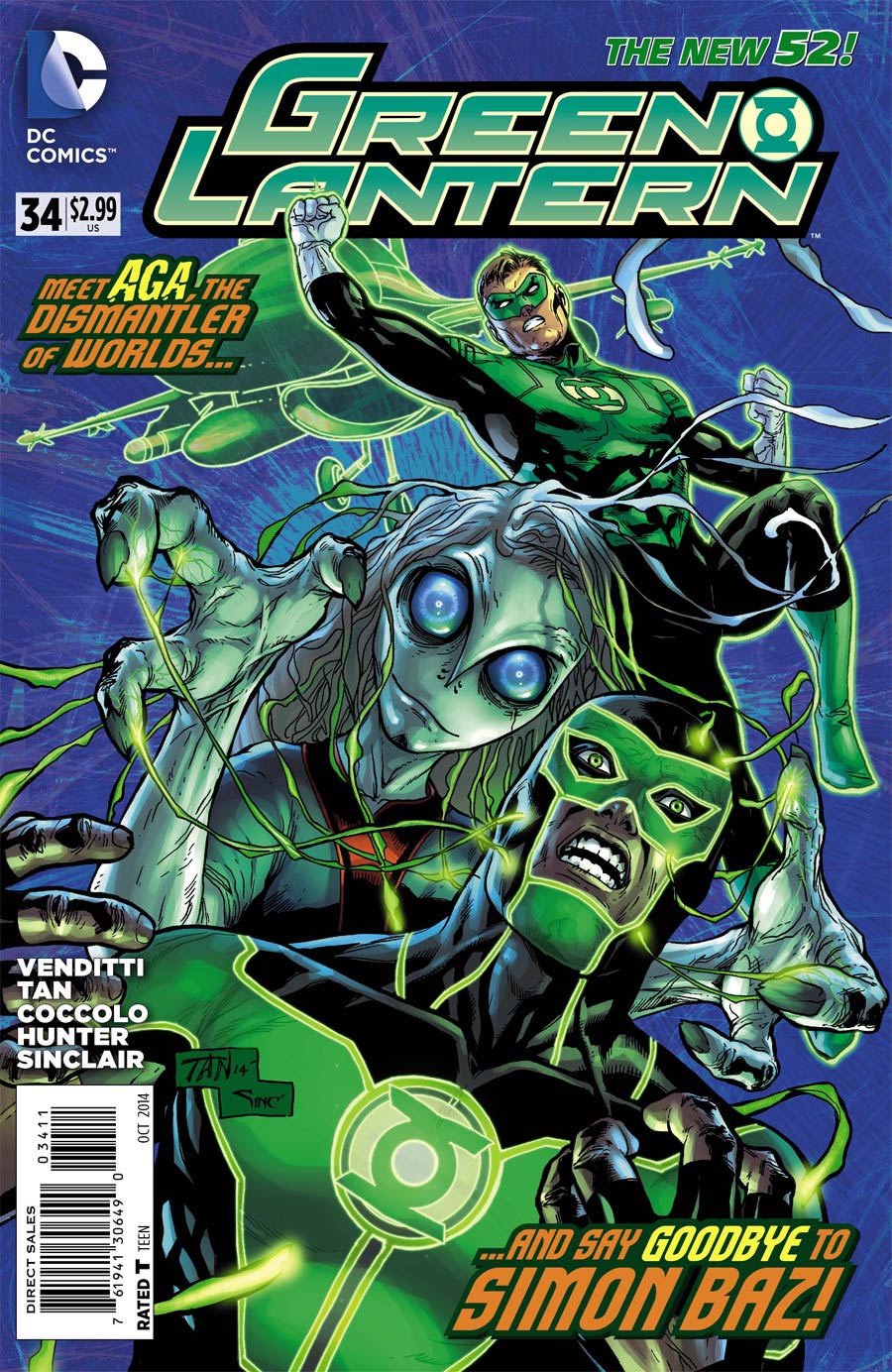 Green Lantern Vol 5 #34 Cover A Regular Billy Tan Cover