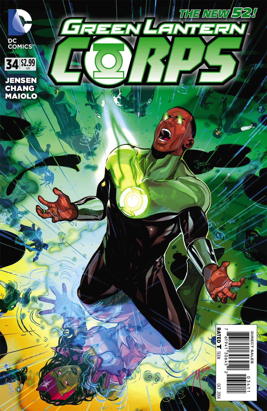 Green Lantern Corps Vol 3 #34 Cover A Regular Trevor McCarthy Cover