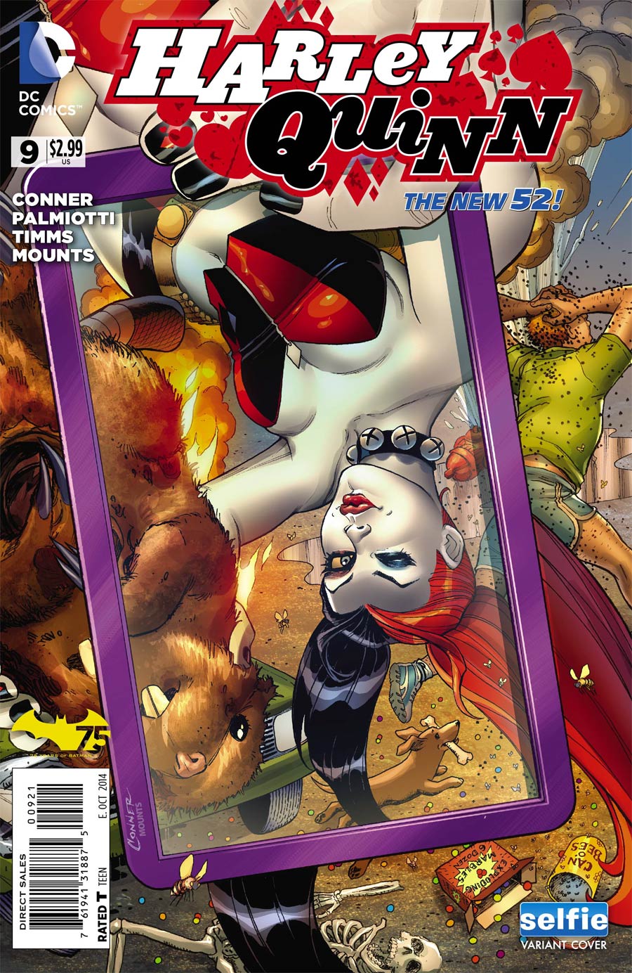 Harley Quinn Vol 2 #9 Cover B Variant DC Universe Selfie Cover