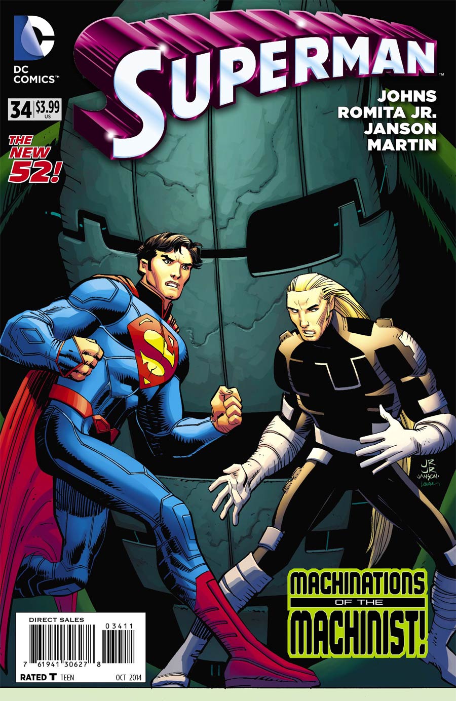 Superman Vol 4 #34 Cover A Regular John Romita Jr Cover