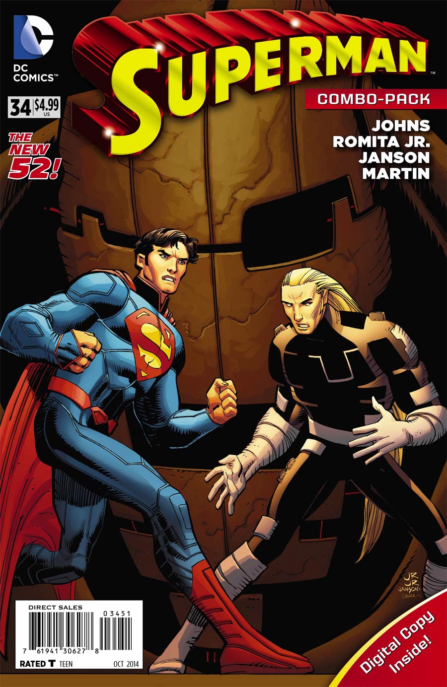 Superman Vol 4 #34 Cover C Combo Pack With Polybag