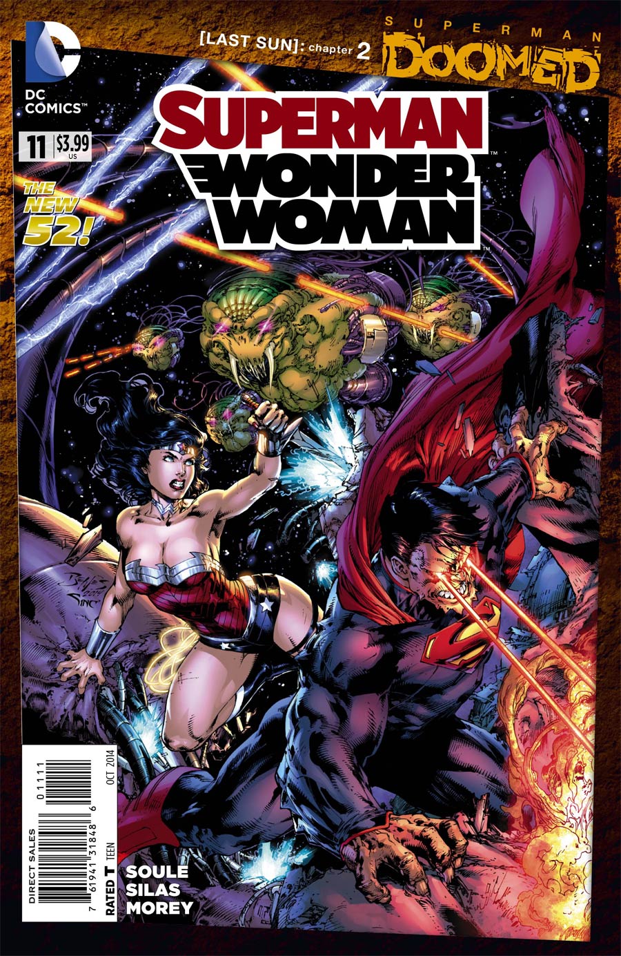 Superman Wonder Woman #11 Cover A Regular Tony S Daniel Cover (Superman Doomed Tie-In)