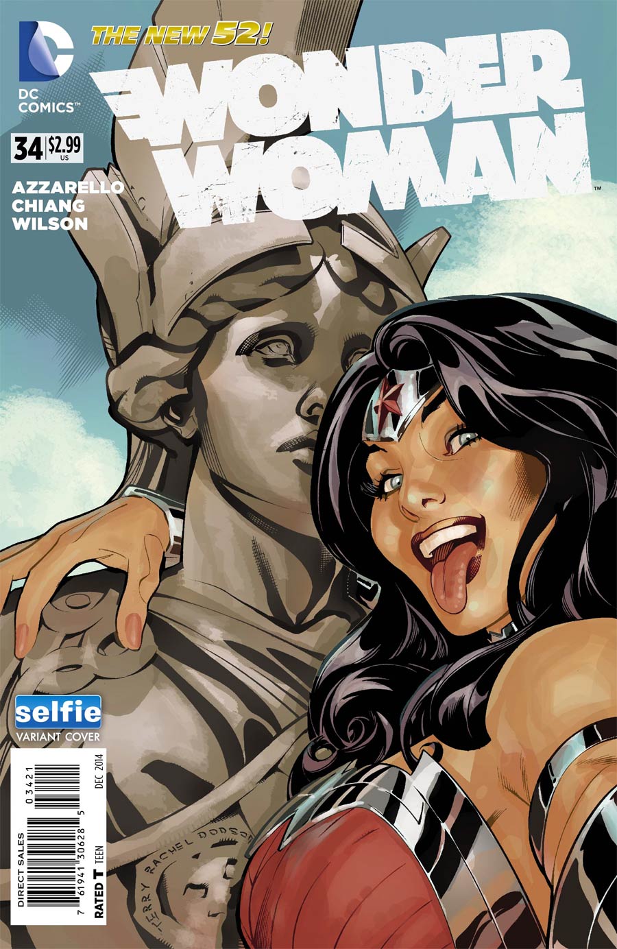 Wonder Woman Vol 4 #34 Cover B Variant DC Universe Selfie Cover