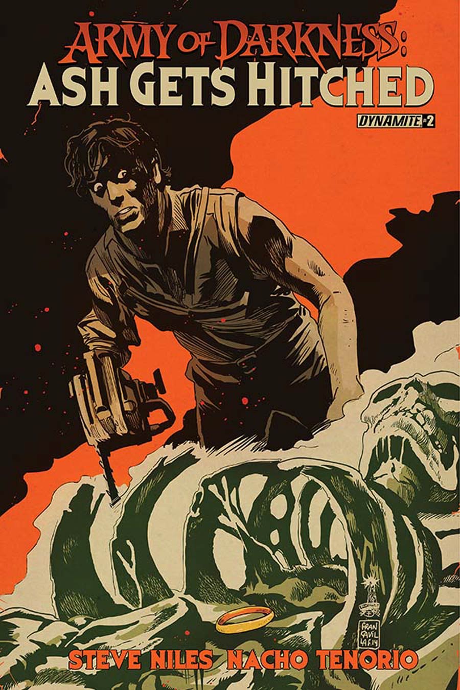 Army Of Darkness Ash Gets Hitched #2 Cover B Variant Francesco Francavilla Cover