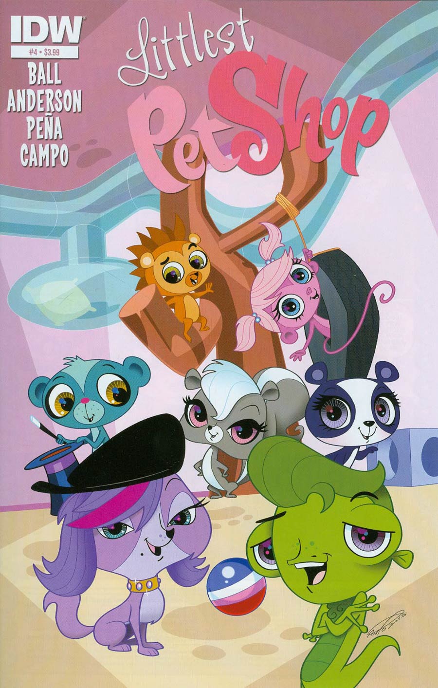 Littlest Pet Shop #4 Cover A Regular Antonio Campo Cover