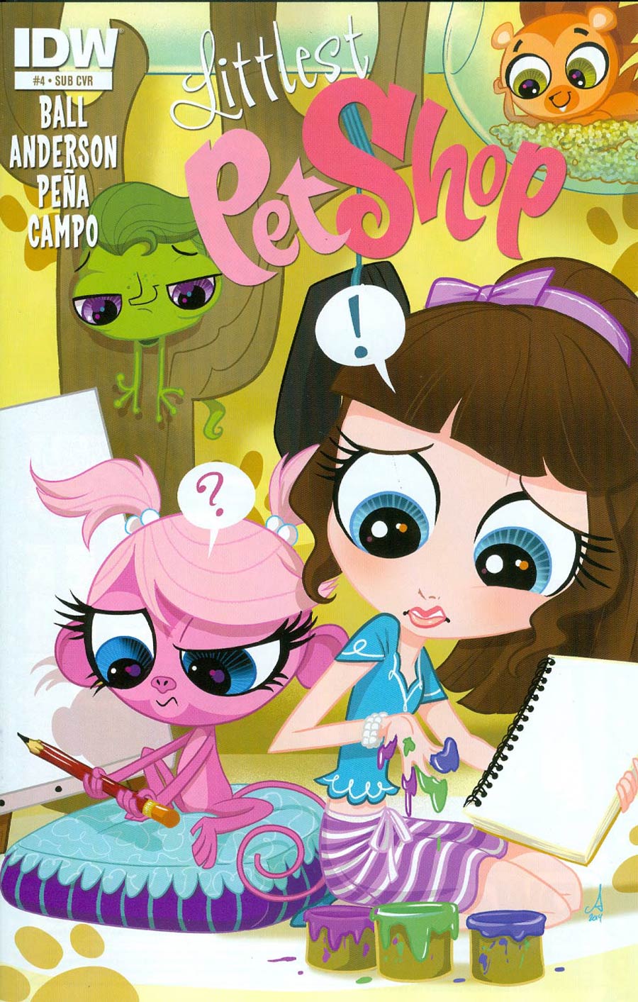 Littlest Pet Shop #4 Cover B Variant Amy Mebberson Subscription Cover