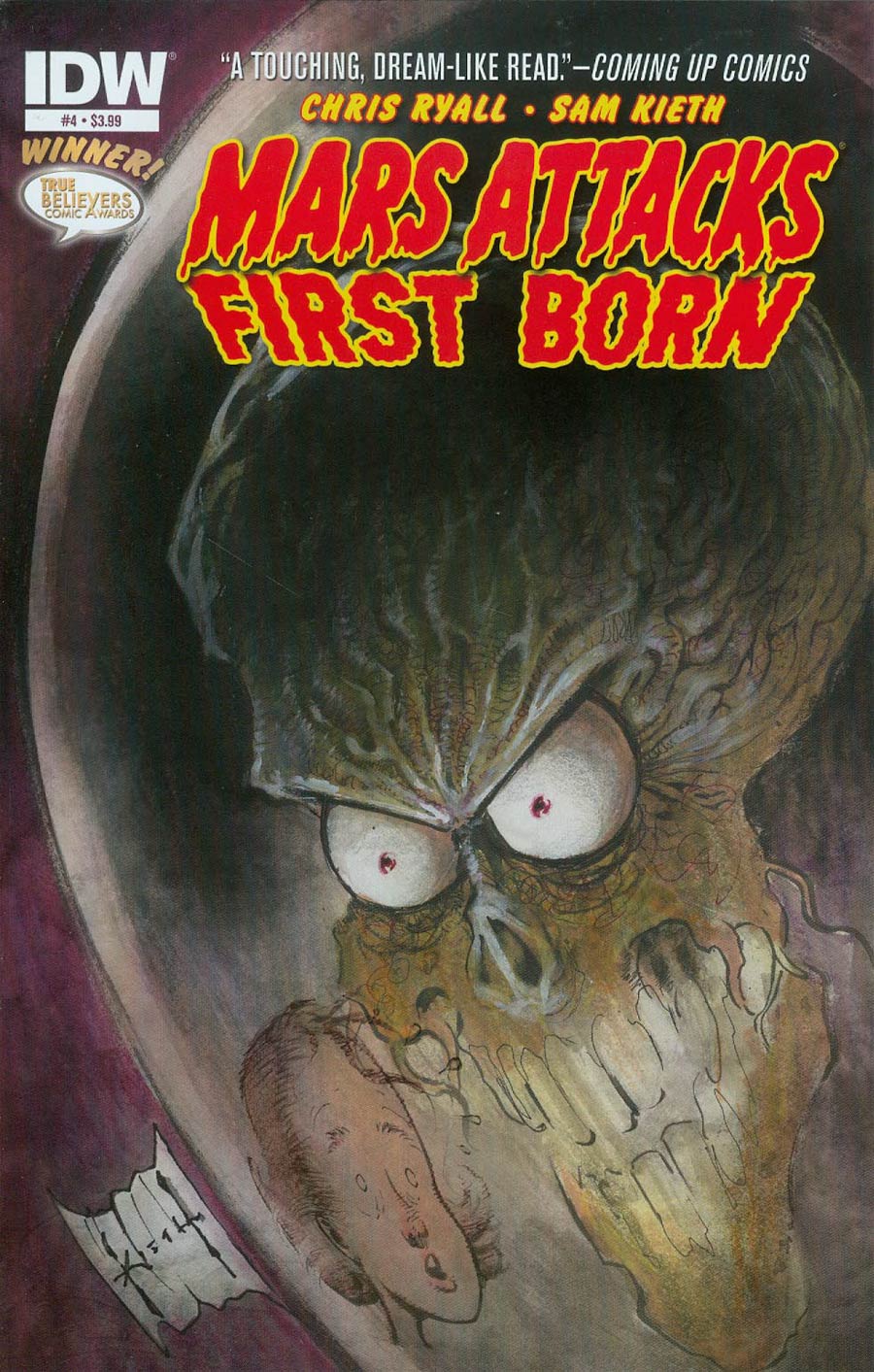 Mars Attacks First Born #4 Cover A Regular Sam Kieth Cover