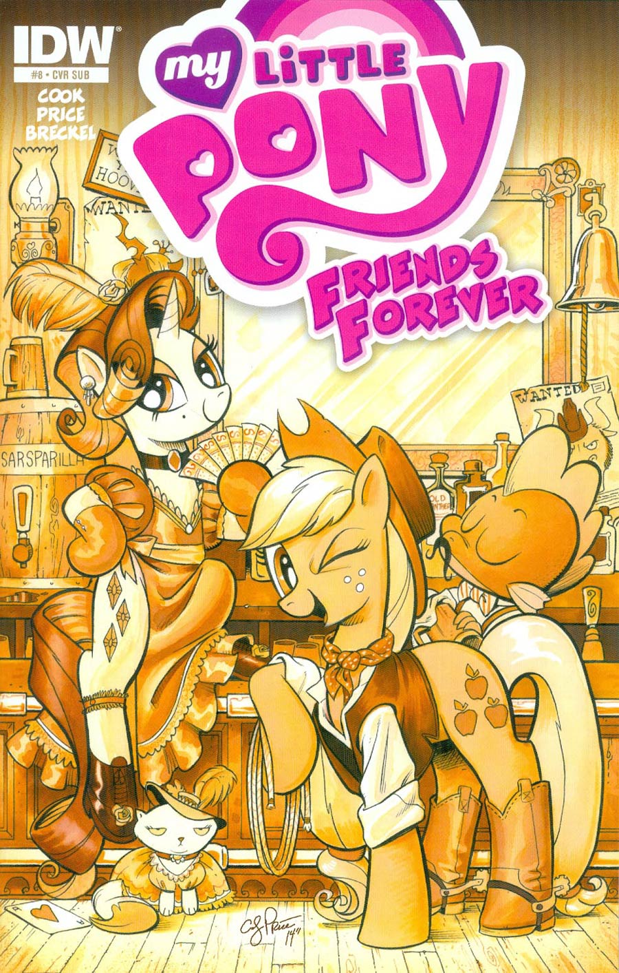 My Little Pony Friends Forever #8 Cover B Variant Andy Price Subscription Cover