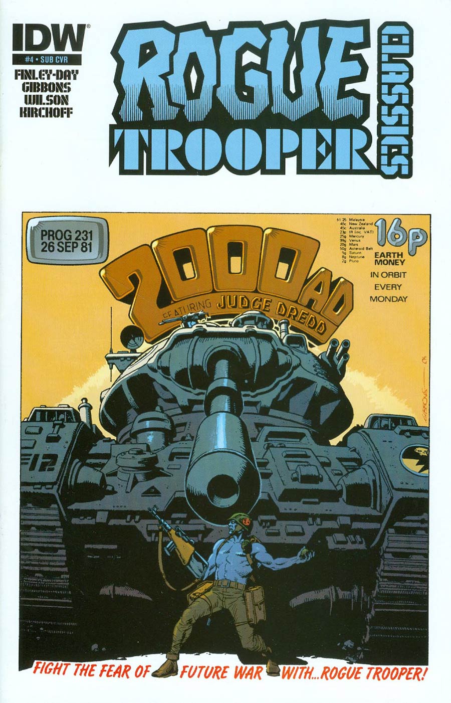 Rogue Trooper Classics #4 Cover B Variant Dave Gibbons Subscription Cover