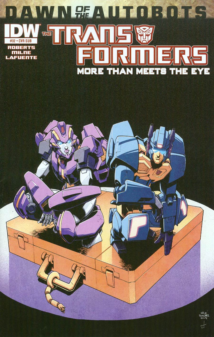Transformers More Than Meets The Eye #32 Cover B Variant Nick Roche Subscription Cover (Dawn Of The Autobots Tie-In)