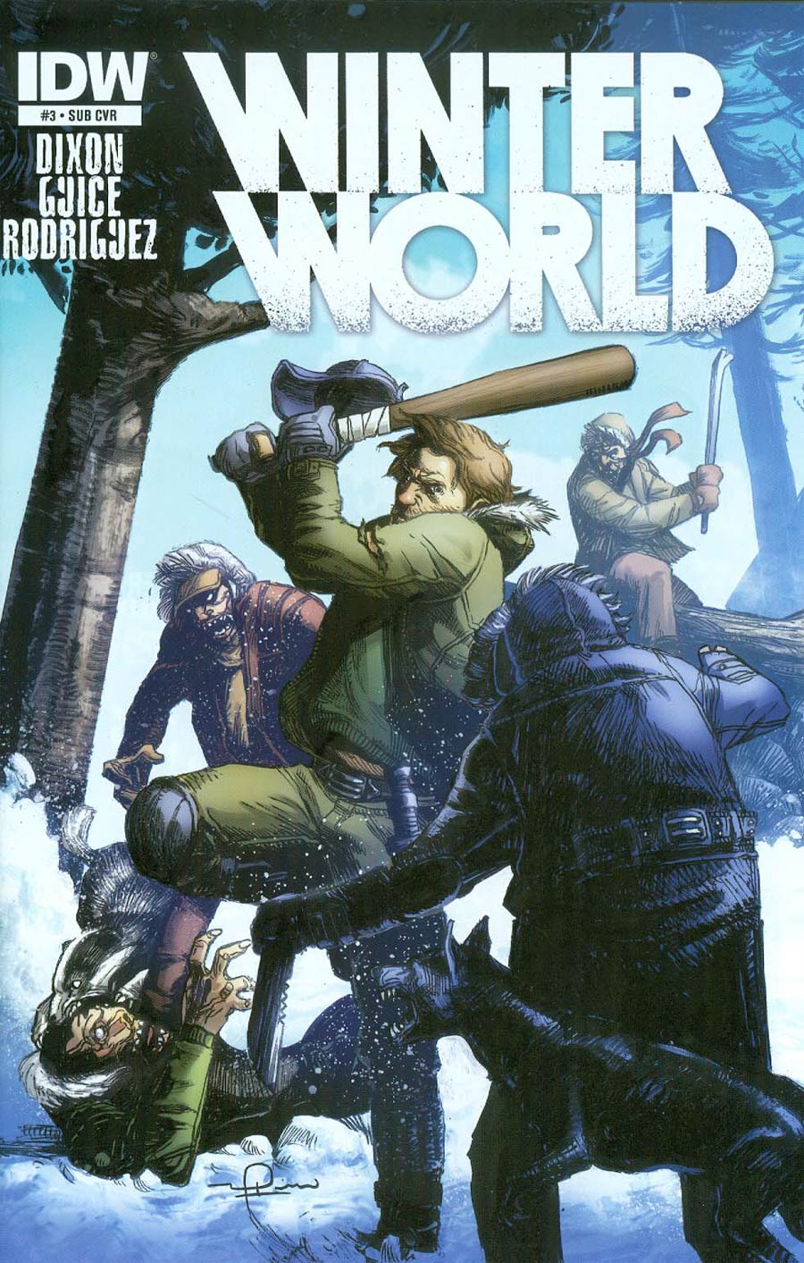 Winterworld Vol 2 #3 Cover B Variant Gerardo Zaffino Subscription Cover