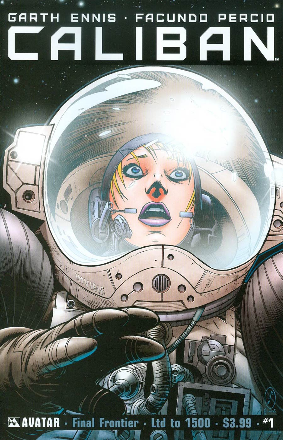 Caliban #1 Cover F Final Frontier Cover