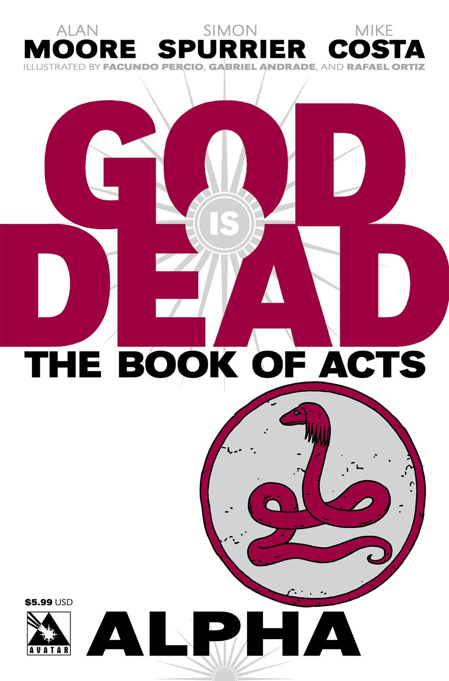 God Is Dead Book Of Acts Alpha Cover A Regular Cover