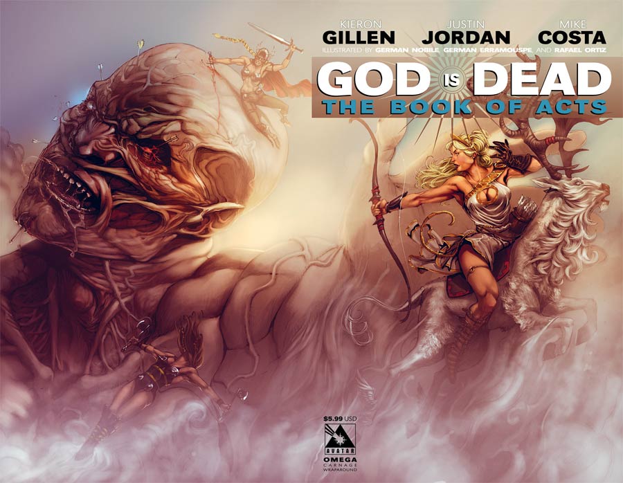 God Is Dead Book Of Acts Omega Cover B Carnage Wraparound Cover