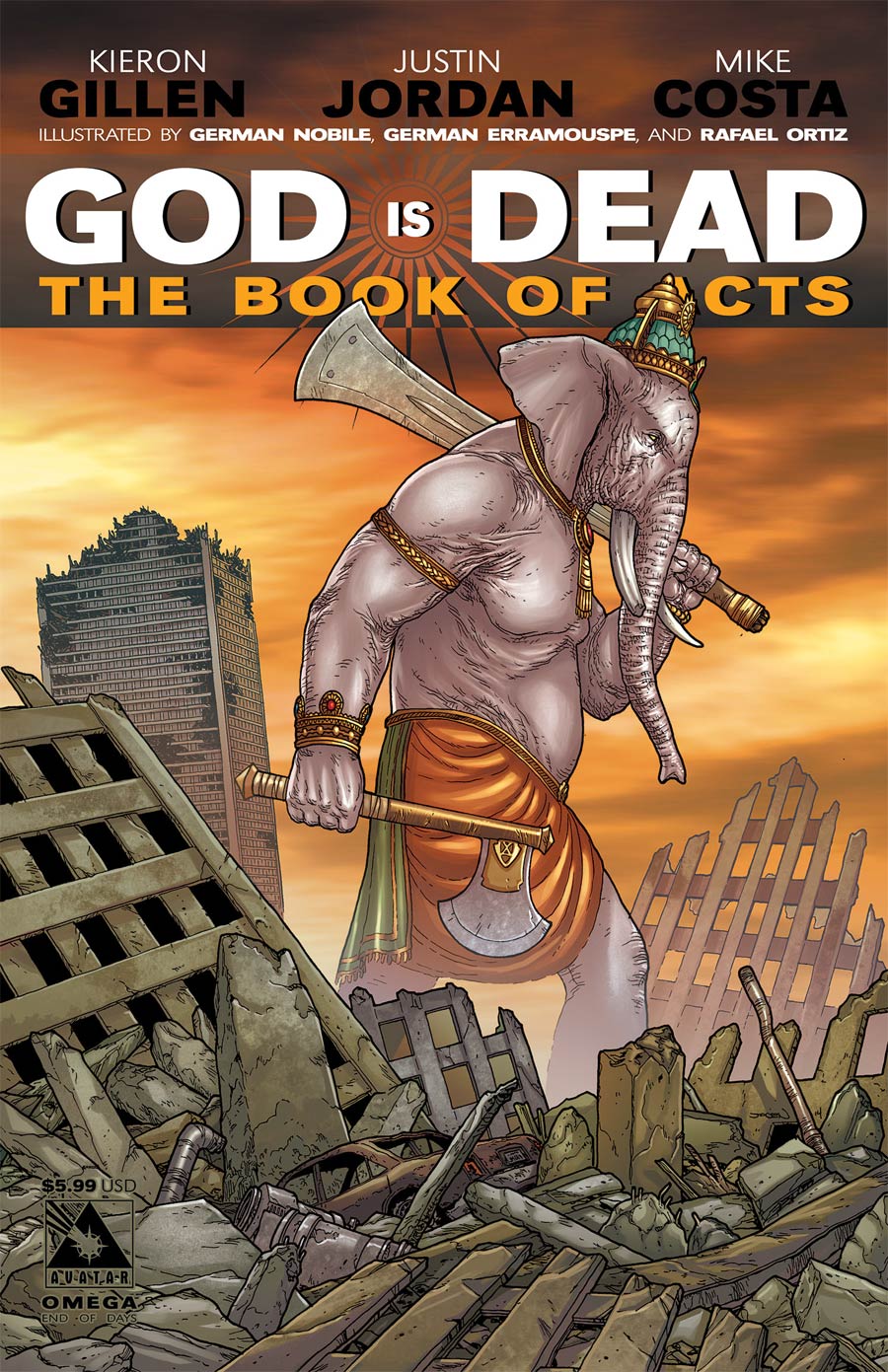 God Is Dead Book Of Acts Omega Cover C End Of Days Cover