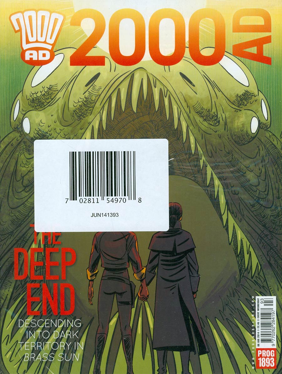2000 AD #1893 - 1896 Pack August 2014