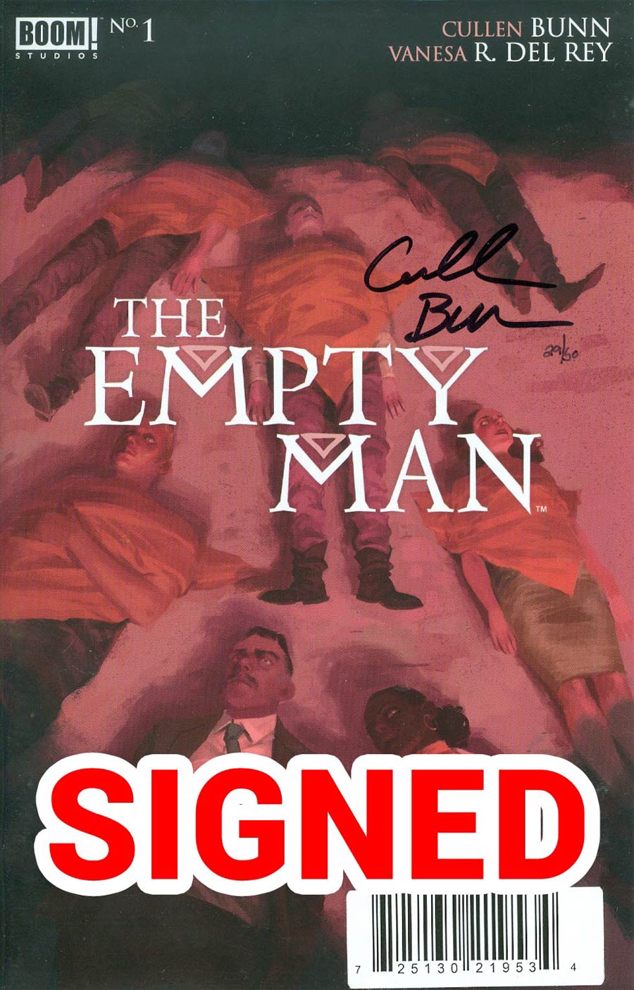 Empty Man #1 Cover C DF Signed By Cullen Bunn