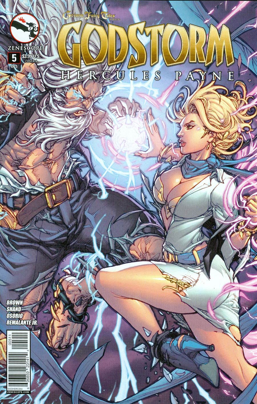 Grimm Fairy Tales Presents Godstorm Hercules Payne #5 Cover A Paolo Pantalena