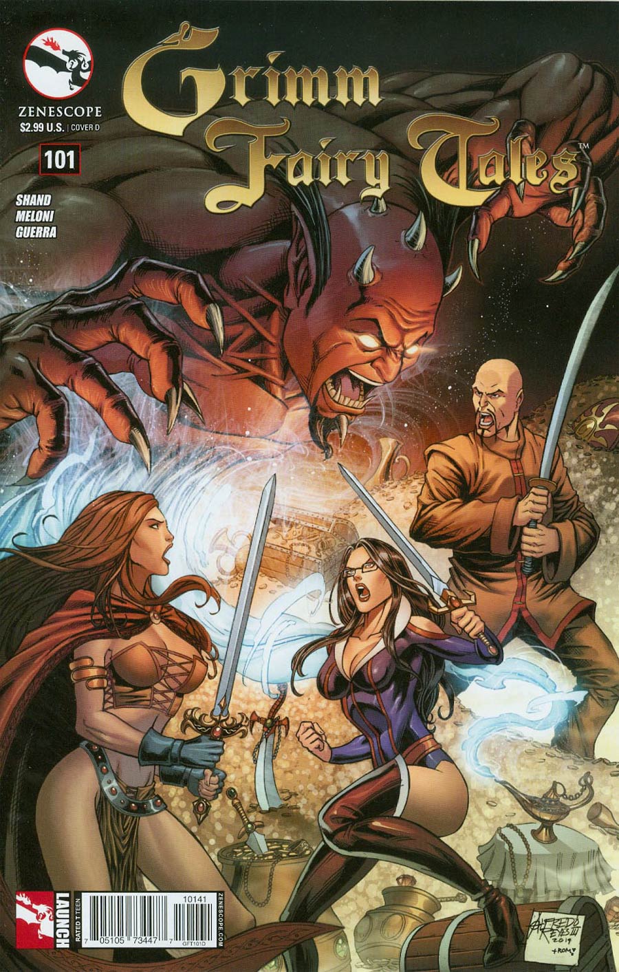 Grimm Fairy Tales #101 Cover D Alfredo Reyes (Age Of Darkness Tie-In)