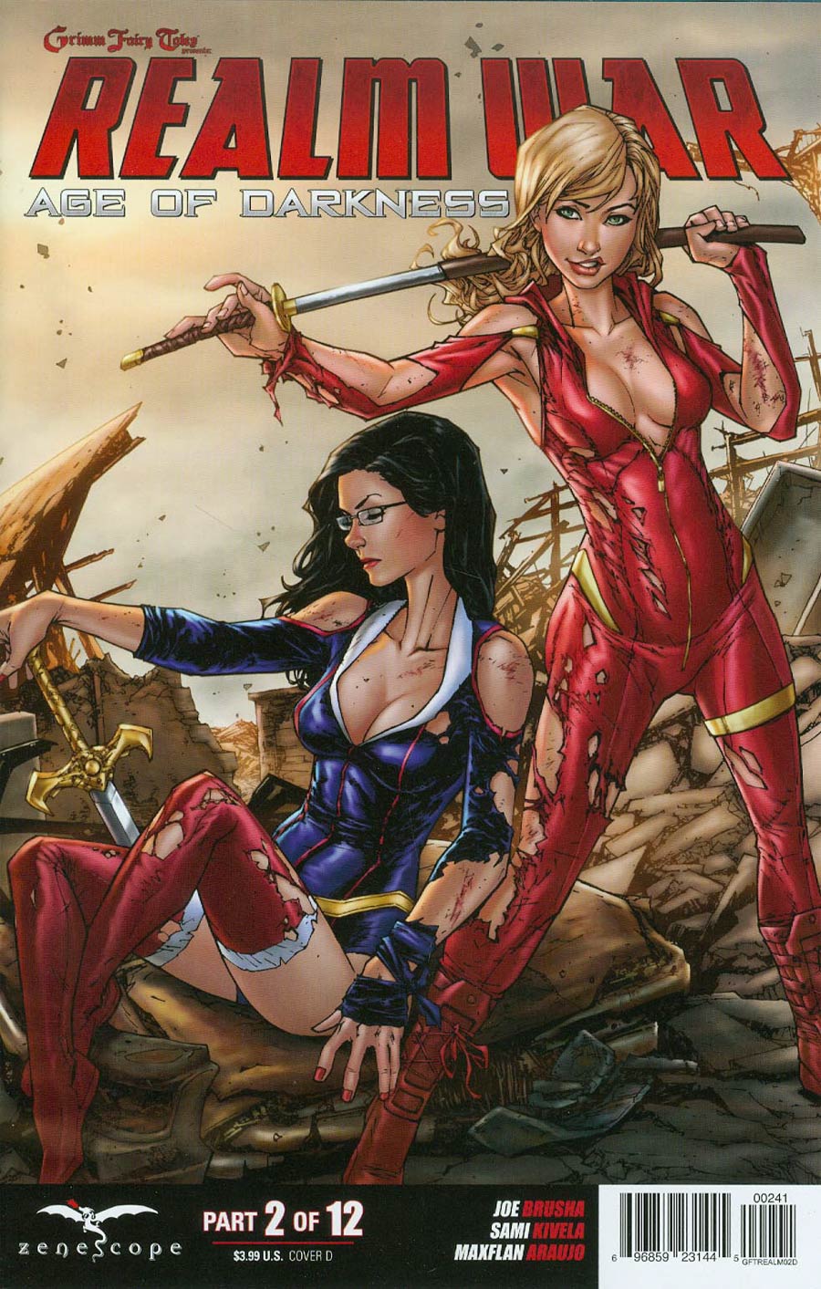 Grimm Fairy Tales Presents Realm War #2 Cover D Talent Caldwell (Age Of Darkness Tie-In)