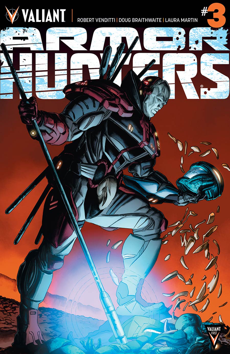 Armor Hunters #3 Cover A 1st Ptg Regular Doug Braithwaite Cover