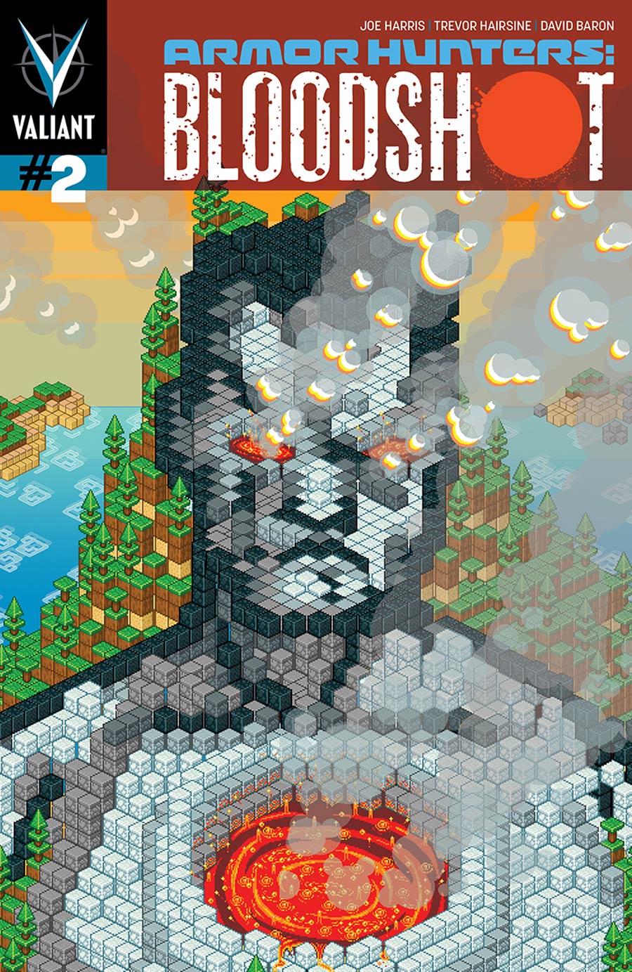 Armor Hunters Bloodshot #2 Cover B Variant Donovan Santiago ValiantCraft Cover (Armor Hunters Tie-In)