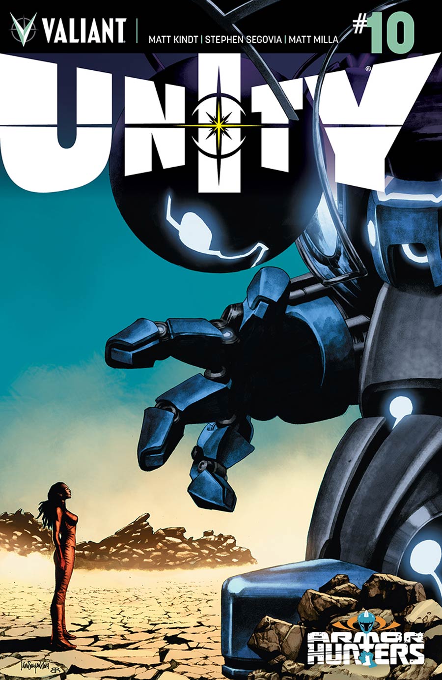 Unity Vol 2 #10 Cover A Regular Mico Suayan Cover (Armor Hunters Tie-In)