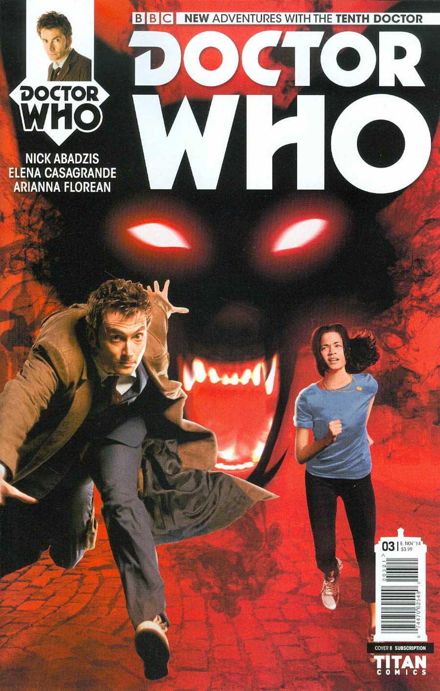 Doctor Who 10th Doctor #3 Cover B Variant Photo Subscription Cover