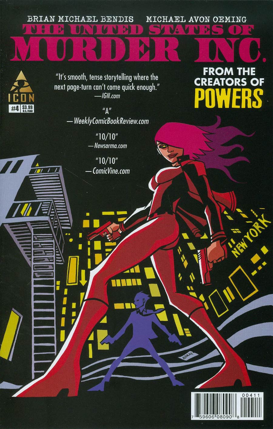 United States Of Murder Inc #4 Cover A Regular Michael Avon Oeming Cover