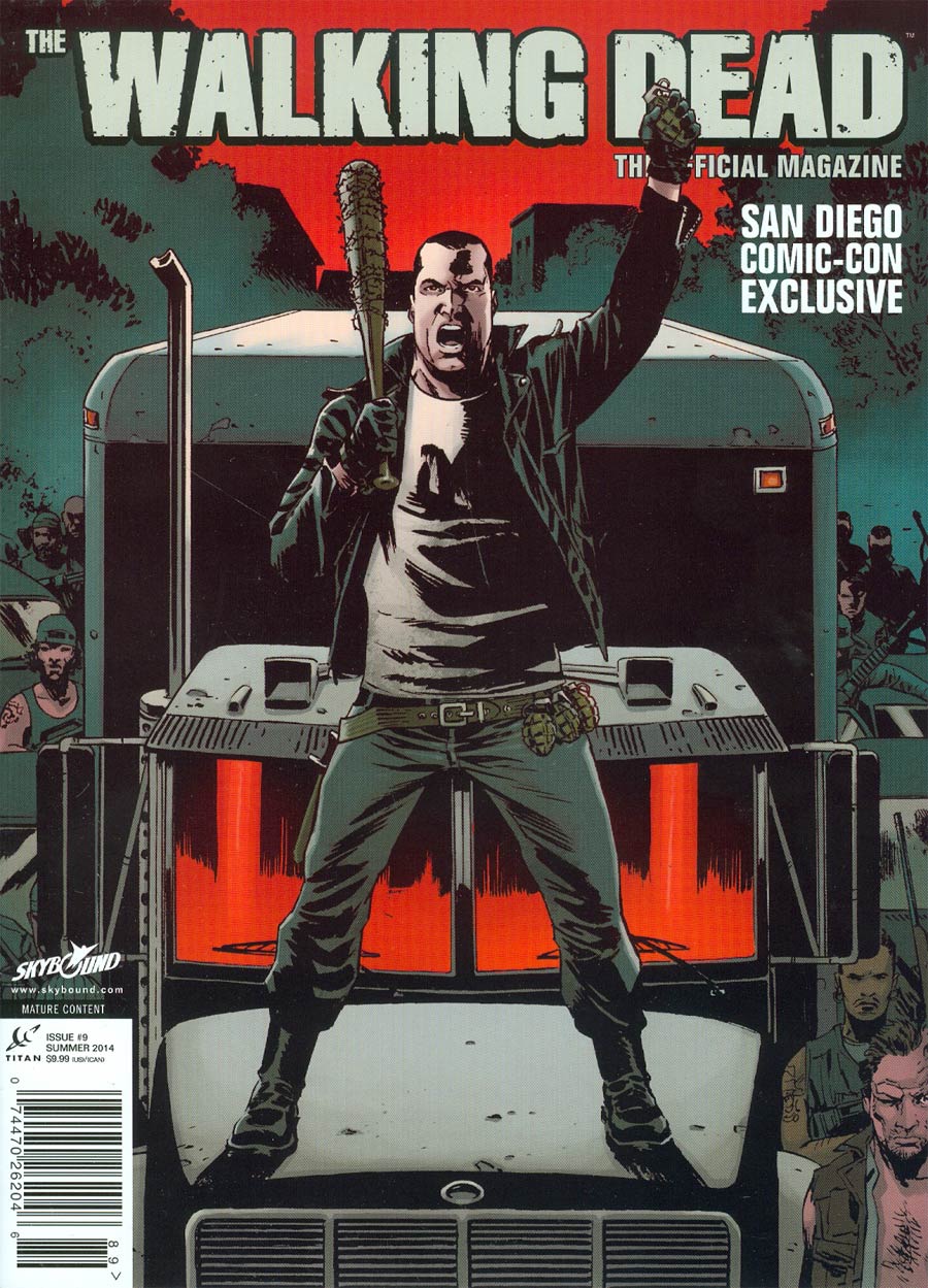 Walking Dead The Official Magazine #9 SDCC Exclusive Cover