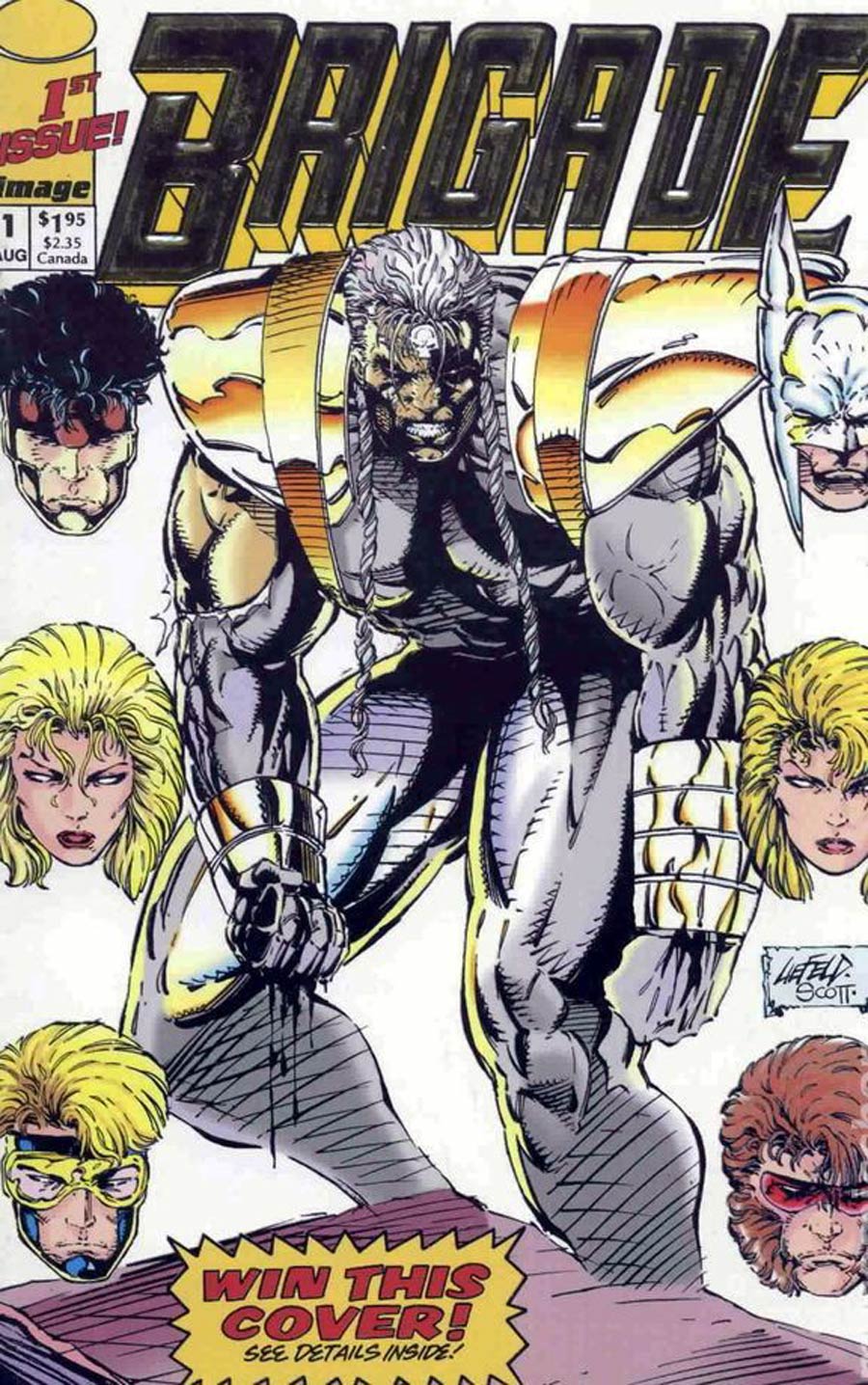 Brigade #1 Cover D Gold Foil Logo Edition