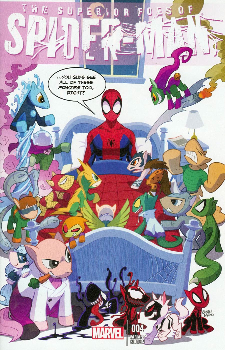 Superior Foes Of Spider-Man #4 Cover C 2013 NYCC Exclusive Gurihiru Variant Cover