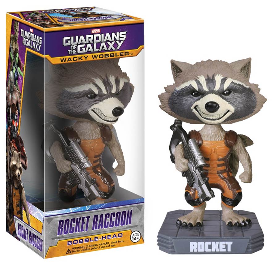 Guardians Of The Galaxy Rocket Raccoon Wacky Wobbler