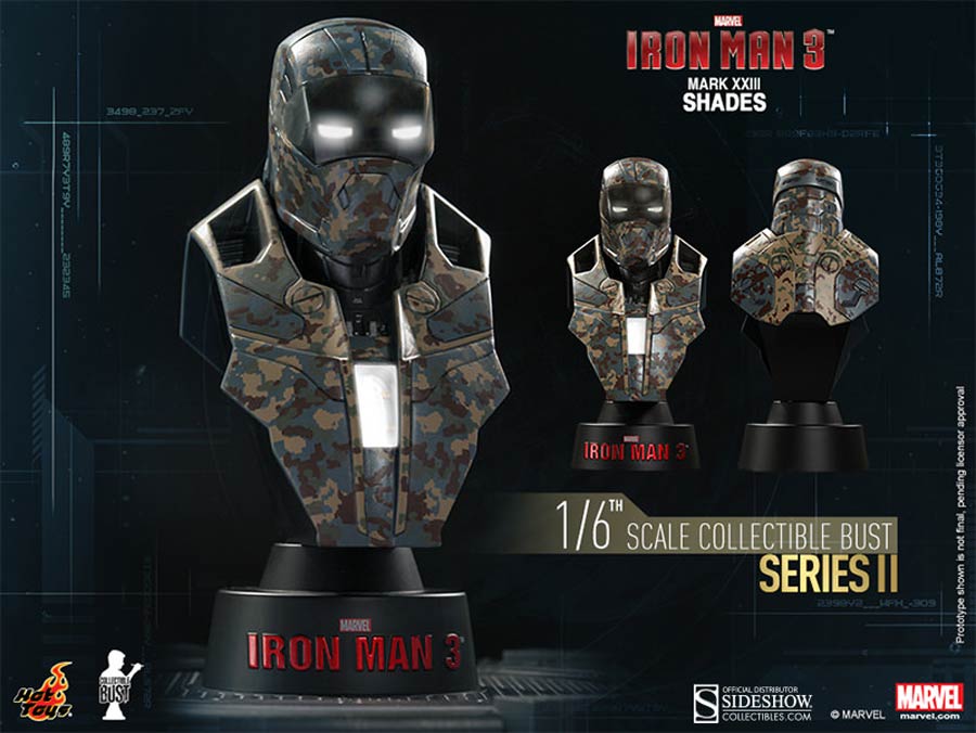 Iron Man 3 Iron Man Mark 23 Shades 4.5-Inch Collectible Bust
