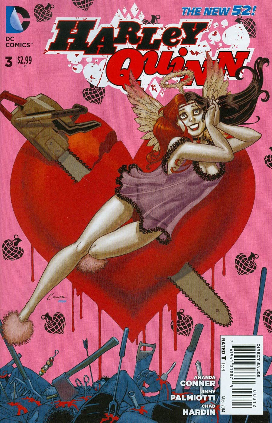 Harley Quinn Vol 2 #3 Cover C 2nd Ptg Amanda Conner Variant Cover