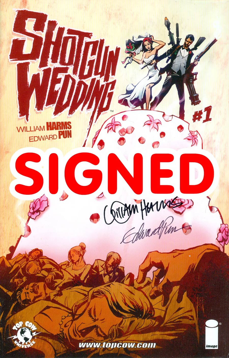 Shotgun Wedding #1 Cover B Incentive Signed