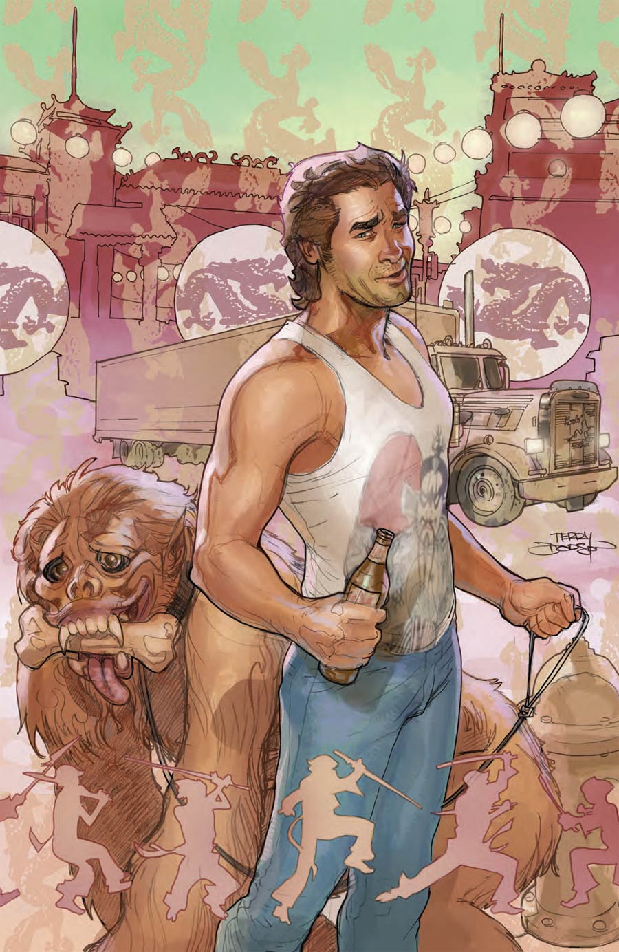 Big Trouble In Little China #1 Cover D Incentive Terry Dodson Virgin Variant Cover