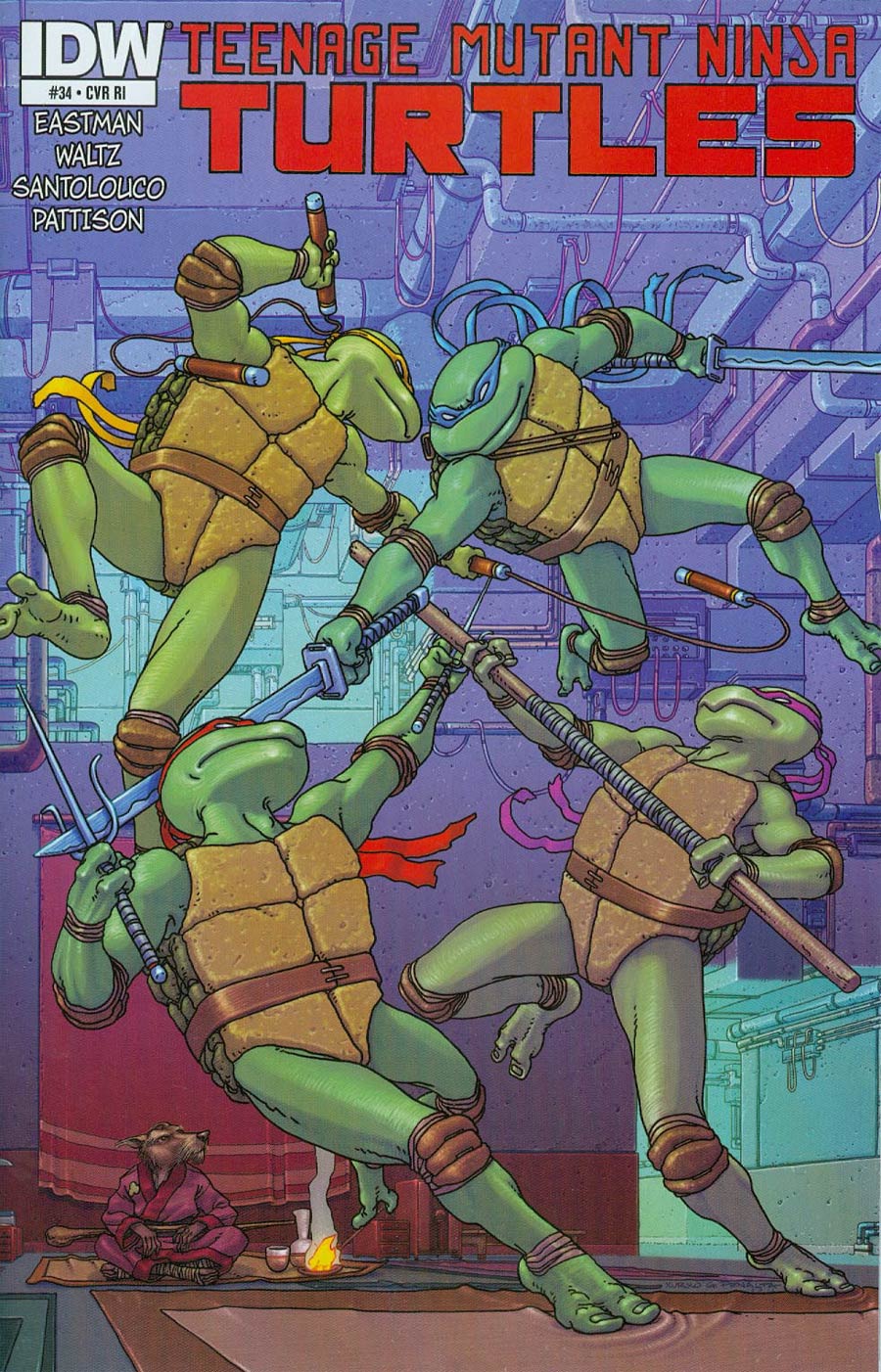 Teenage Mutant Ninja Turtles Vol 5 #34 Cover C Incentive Xurxo Penalta Variant Cover
