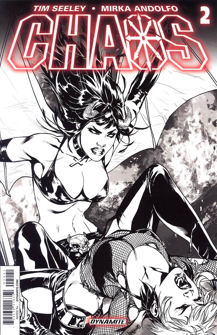 Chaos #2 Cover F Incentive Emanuela Lupacchino Black & White Cover