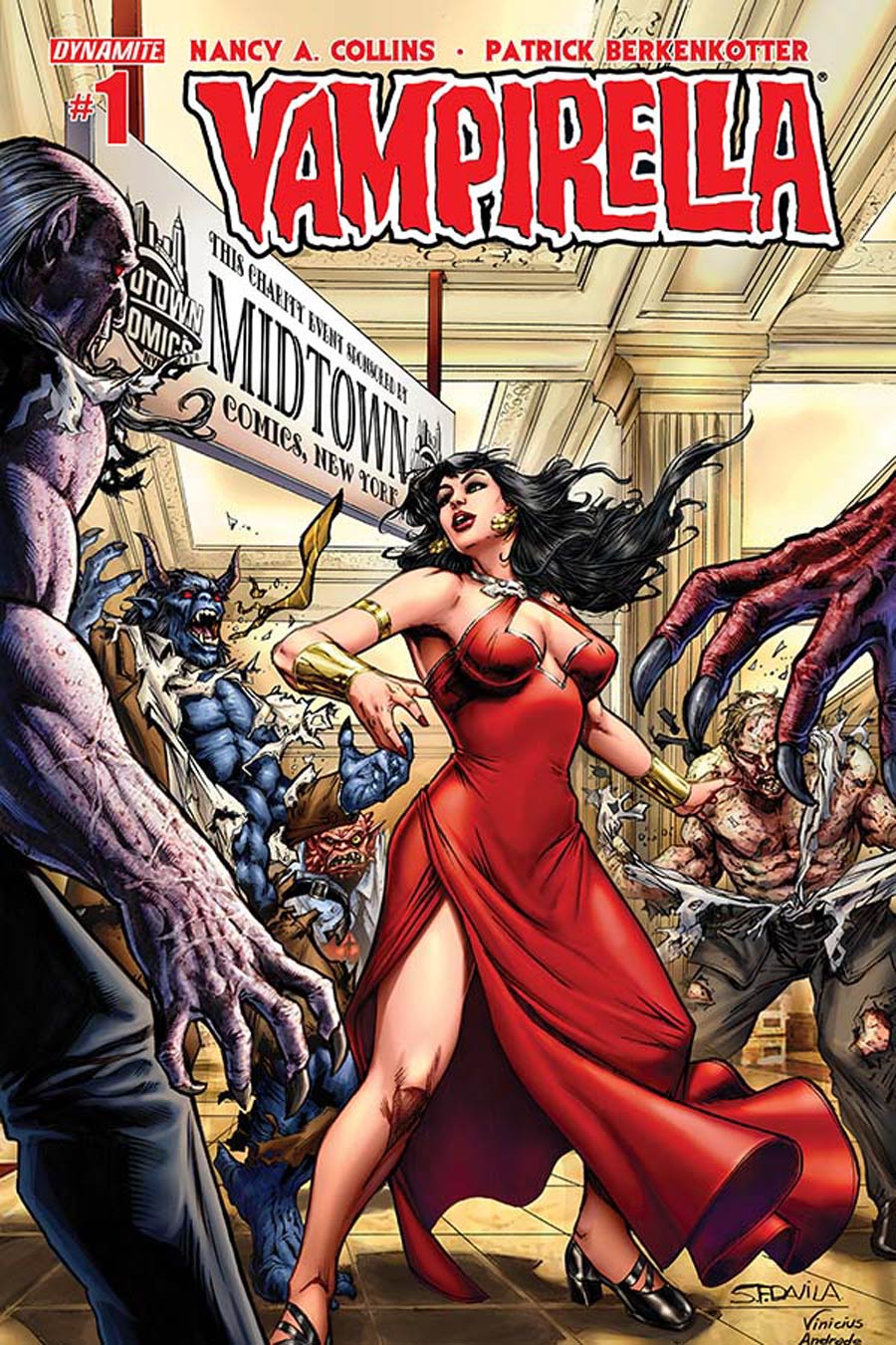 Vampirella Vol 5 #1 Cover H Variant Midtown Comics Retailer Shared Exclusive Cover